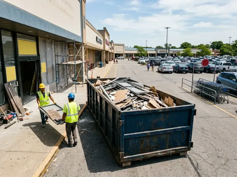 retail-store-renovation-debris-003 — frequently asked questions, Roll-off Dumpster Rentals in Roseville, OH